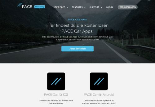 
                            7. Die PACE Car Apps machen dein Auto zum Smartcar | PACE