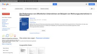 
                            10. Die Performance von öffentlichen Unternehmen am Beispiel von ...