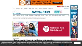 
                            10. Die Postbank räumt Sparbücher von Kunden leer | wp.de | WP-Info