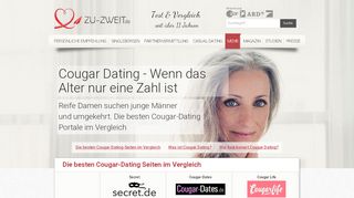 
                            2. Die prickelndsten Cougar-Dating Portale im Vergleich - ZU-ZWEIT.de