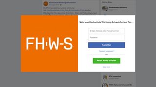 
                            10. Die Prüfungsergebnisse sind ab sofort... - Hochschule Würzburg ...