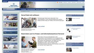 
                            2. Die Reserve der Bundeswehr