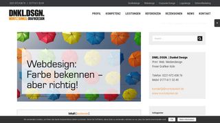 
                            9. Die richtige Farbwahl in Sachen Website Gestaltung und Webdesign