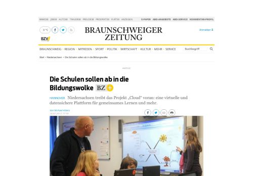 
                            9. Die Schulen sollen ab in die Bildungswolke - Niedersachsen ...