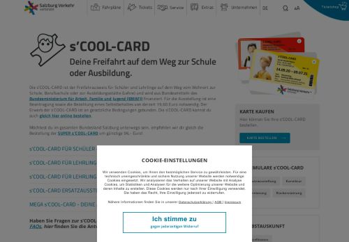 
                            6. Die s'COOL-CARD | Der Freifahrausweis für Schüler und Lehrlinge