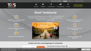 
                            8. Die Shell Tankkarte von TKS - Tankkarten Service