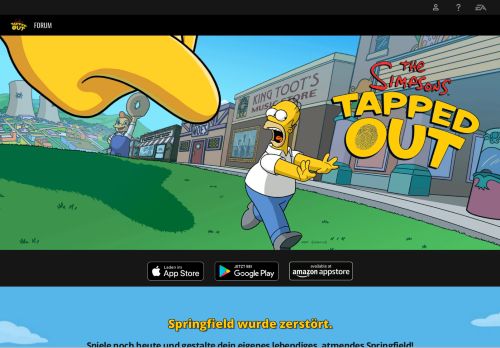 
                            1. Die Simpsons: Tapped Out - Offizielle EA-Website