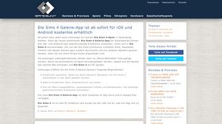 
                            8. Die Sims 4 Galerie-App ist ab sofort für iOS und ... - GamesUnit.de