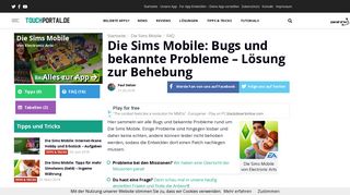 
                            12. Die Sims Mobile: Bugs und bekannte Probleme – Lösung zur ...