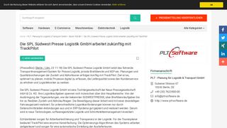 
                            4. Die SPL Südwest Presse Logistik GmbH arbeitet zukünftig mit TrackPilot