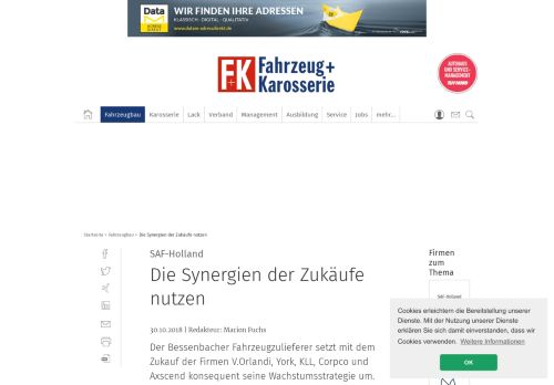 
                            12. Die Synergien der Zukäufe nutzen - Fahrzeug + Karosserie