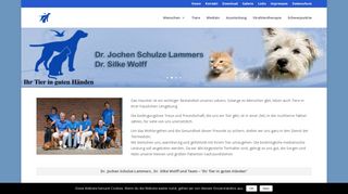 
                            1. Die Tierarzt Praxis | Dr. Schulze Lammers - Dr. Dickhöfer - Dr. Wolff