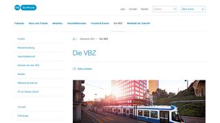 
                            9. Die VBZ - Stadt Zürich