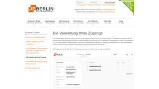 
                            7. Die Verwaltung Ihres Zugangs - JPBerlin - Politischer Provider ...