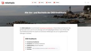 
                            13. Die Vor- und Nachteile der DKB Kreditkarte im Überblick | reisetopia