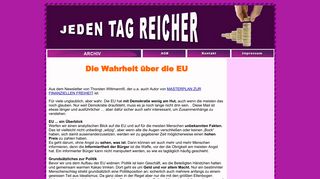 
                            12. Die Wahrheit über die EU - Jeden Tag reicher