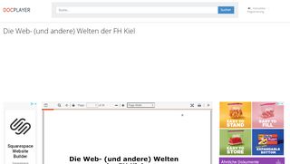 
                            12. Die Web- (und andere) Welten der FH Kiel - PDF