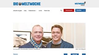 
                            11. Die Weltwoche | Weltwoche Online – www.weltwoche.ch: Namen ...