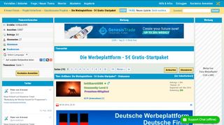 
                            2. Die Werbeplattform - 5€ Gratis-Startpaket - X-Invest