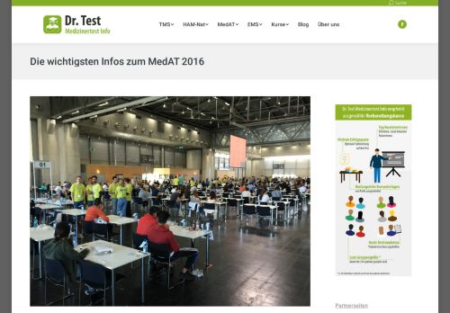 
                            6. Die wichtigsten Infos zum MedAT 2016 | Dr. Test Medizin-Eignungstests