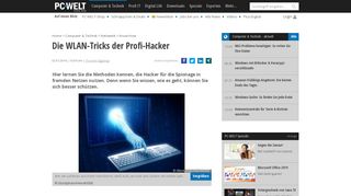 
                            1. Die WLAN-Tricks der Profi-Hacker - PC-WELT