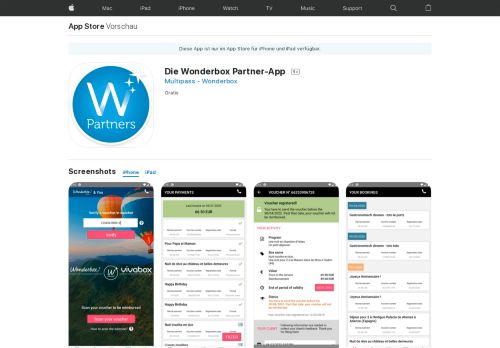 
                            9. Die Wonderbox Partner-App im App Store - iTunes - Apple
