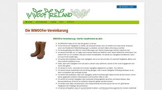 
                            5. Die WWOOFer-Vereinbarung | WWOOF Ireland