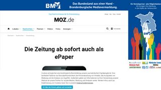 
                            7. Die Zeitung ab sofort auch als ePaper - MOZ.de
