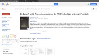 
                            7. Die Zukunft funkt: Anwendungsszenarien der RFID-Technologie und ...