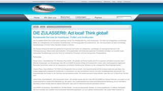 
                            2. DIE ZULASSER®: Act local! Think global! - JPAGETITLE