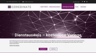 
                            5. Dienstausweis Vorlage | COREDINATE