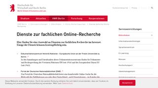 
                            12. Dienste fachliche Online-Recherche | HWR Berlin