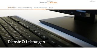 
                            7. Dienste & Leistungen — RZ - Universität der Bundeswehr München