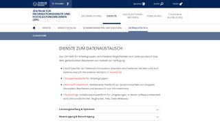 
                            5. Dienste zum Datenaustausch — Zentrum für ... - TU Dresden