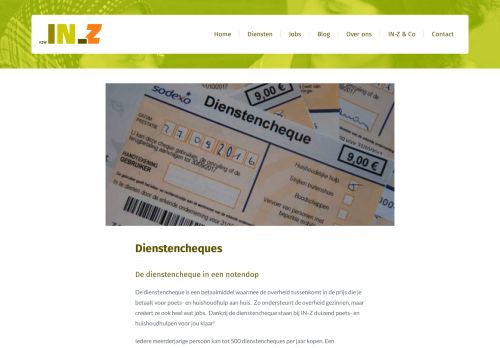 
                            10. Dienstencheques - vzw IN-Z