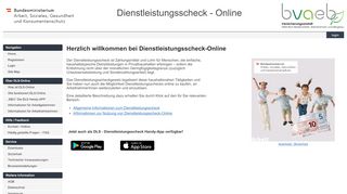 
                            7. Dienstleistungsscheck Online