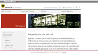 
                            3. Dienstleistungszentrum Bürgerdienste International - Stadt Dortmund