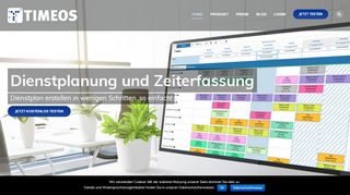 
                            2. Dienstplan erstellen mit der TIMEOS Software | mehr Infos