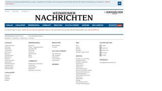 
                            11. Diesbach Medien Weinheim - Odenwälder Zeitung