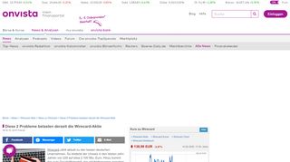 
                            9. Diese 2 Probleme belasten derzeit die Wirecard-Aktie - onvista