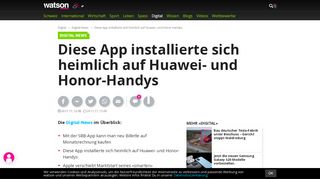 
                            11. Diese App installierte sich heimlich auf Huawei- und Honor-Handys ...