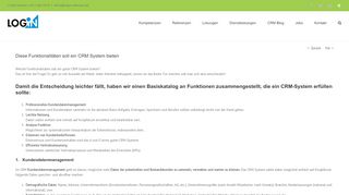 
                            7. Diese Funktionalitäten soll ein CRM System bieten - LOGIN EDV ...