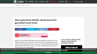 
                            5. Diese geheimen Netflix-Hacks kennt ihr garantiert noch nicht – GIGA
