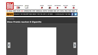
                            11. Diese Promis rauchen E-Zigarette - Wirtschaft - Bild.de