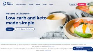 
                            2. Diet Doctor - Making Low Carb and Keto Simple