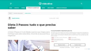 
                            13. Dieta 3 Passos: tudo o que precisa saber - Vida Ativa