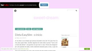 
                            9. Dieta EasySlim - o ínicio - sweet-dream