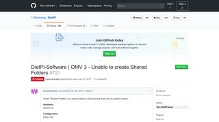 
                            8. DietPi-Software | OMV 3 - Unable to create Shared Folders · Issue ...