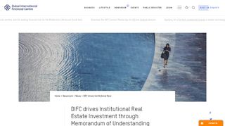 
                            4. DIFC drives Institutional Real Estate Investment through Memorandum ...