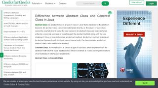 
                            6. Difference between Abstract Class and Concrete Class in Java ...